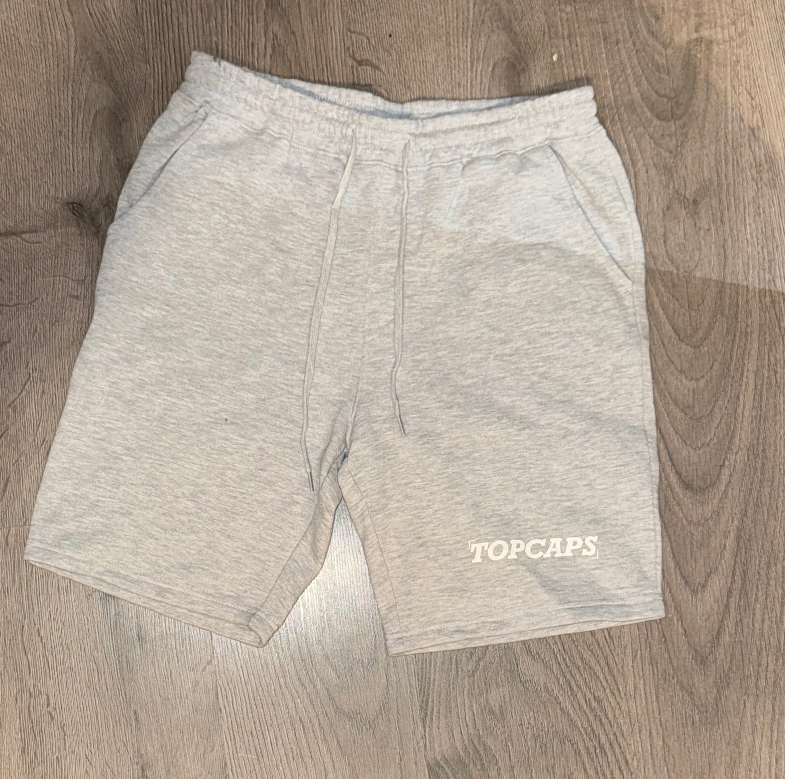 Topcaps™ | Fleece Shorts Grijs