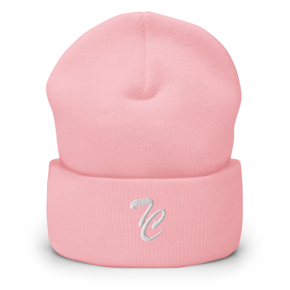 Topcaps™ | Klassiek gebreide muts merklogo