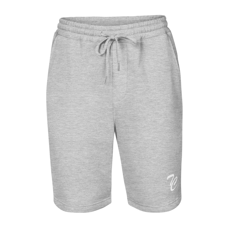 Topcaps™ | Fleece Shorts Grijs logo